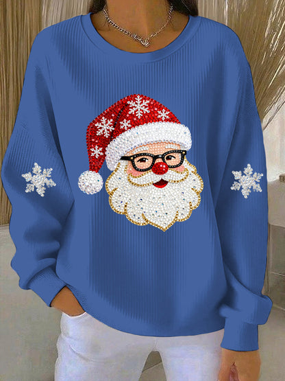 Damska świąteczna bluza z nadrukiem na co dzień