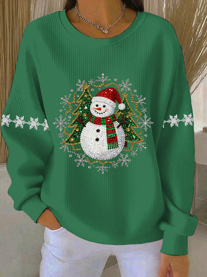 Damska świąteczna bluza z nadrukiem na co dzień