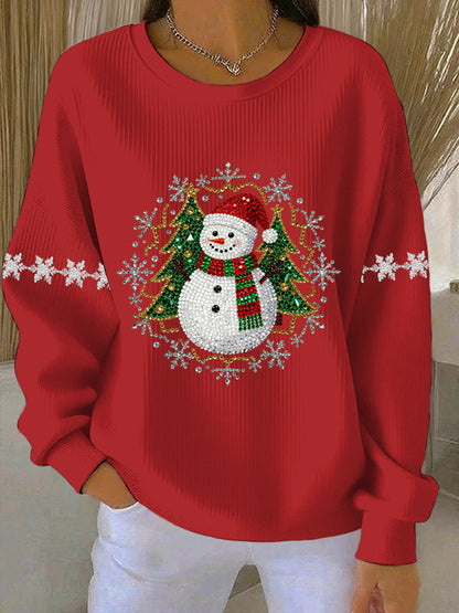 Damska świąteczna bluza z nadrukiem na co dzień