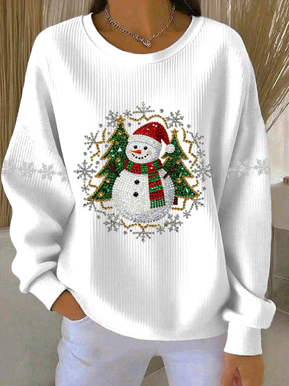 Damska świąteczna bluza z nadrukiem na co dzień