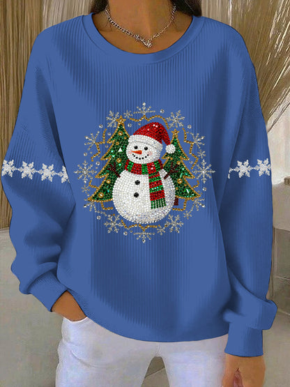 Damska świąteczna bluza z nadrukiem na co dzień