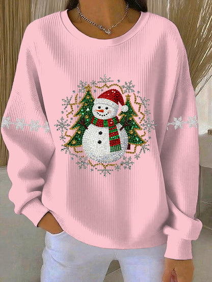 Damska świąteczna bluza z nadrukiem na co dzień