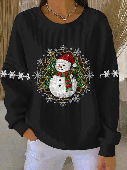 Damska świąteczna bluza z nadrukiem na co dzień