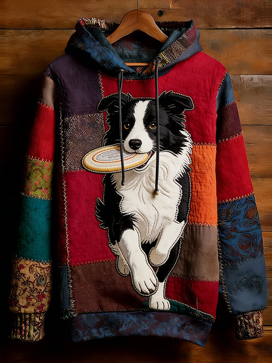 Unisex Retro Animal Art Print Wygodna dorywcza bluza