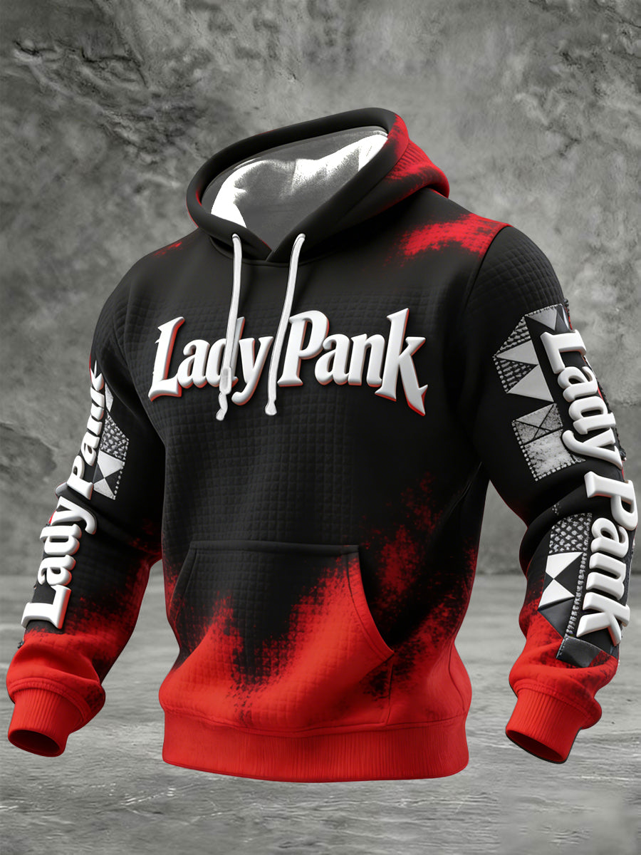 Retro polska bluza z kapturem w stylu rockowym