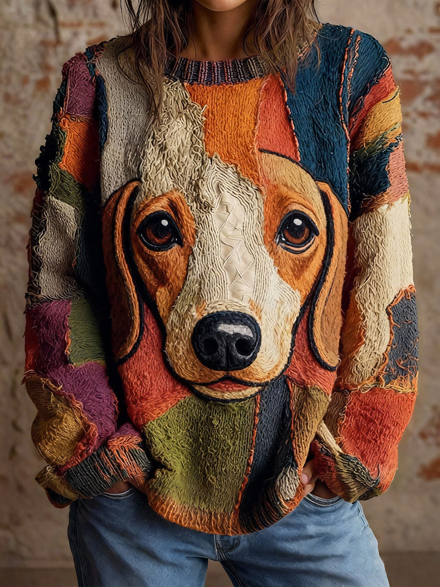 Damskie bluzki Art Jamnik Vintage