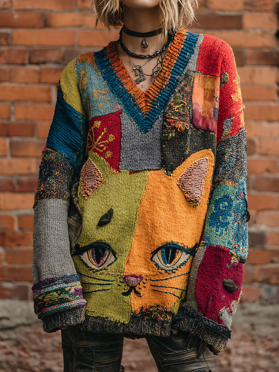 Damskie bluzki z dekoltem w szpic w stylu retro