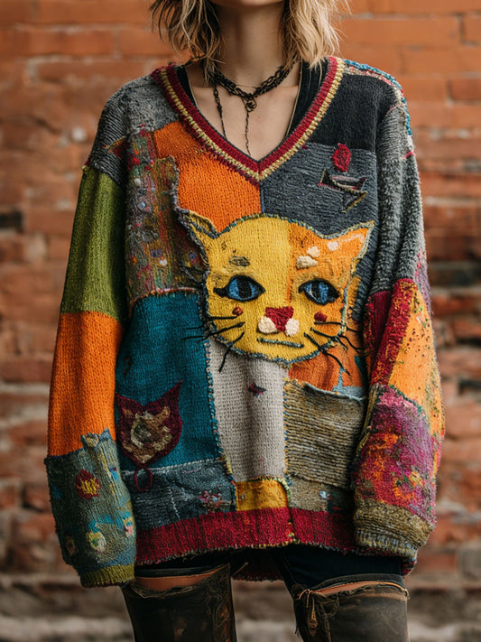 Damskie bluzki z dekoltem w szpic w stylu retro