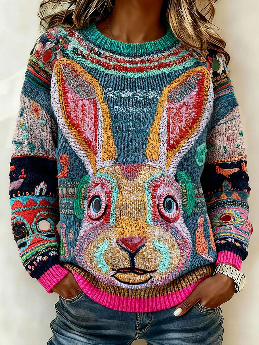 Damskie topy Art Rabbit Vintage