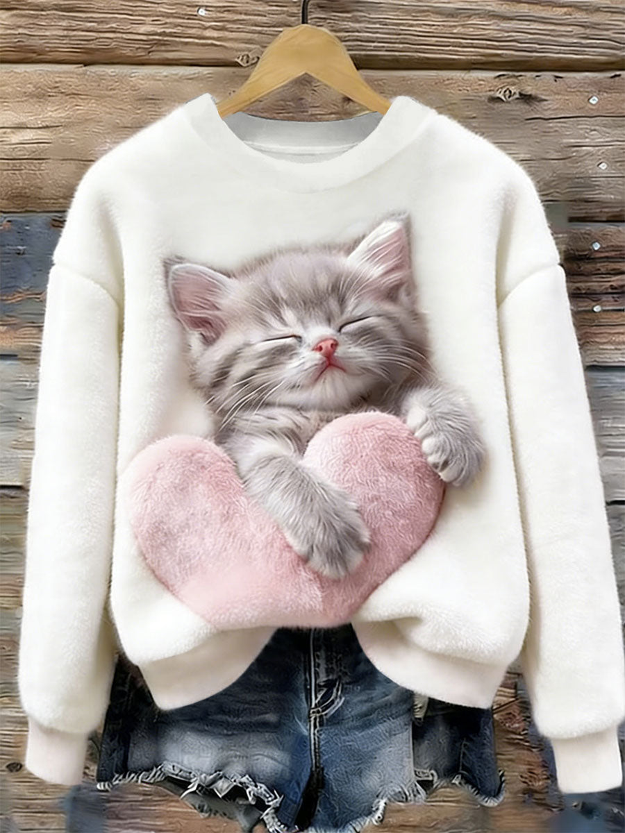 Flanelowa bluza z kapturem dla kobiet