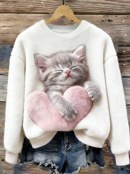 Flanelowa bluza z kapturem dla kobiet