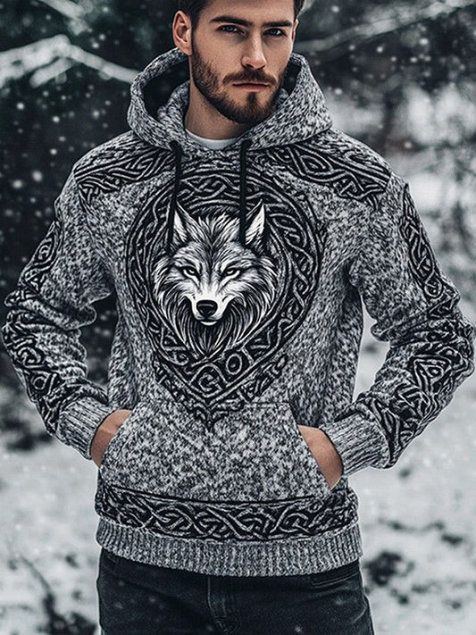 Męska bluza z kapturem Viking