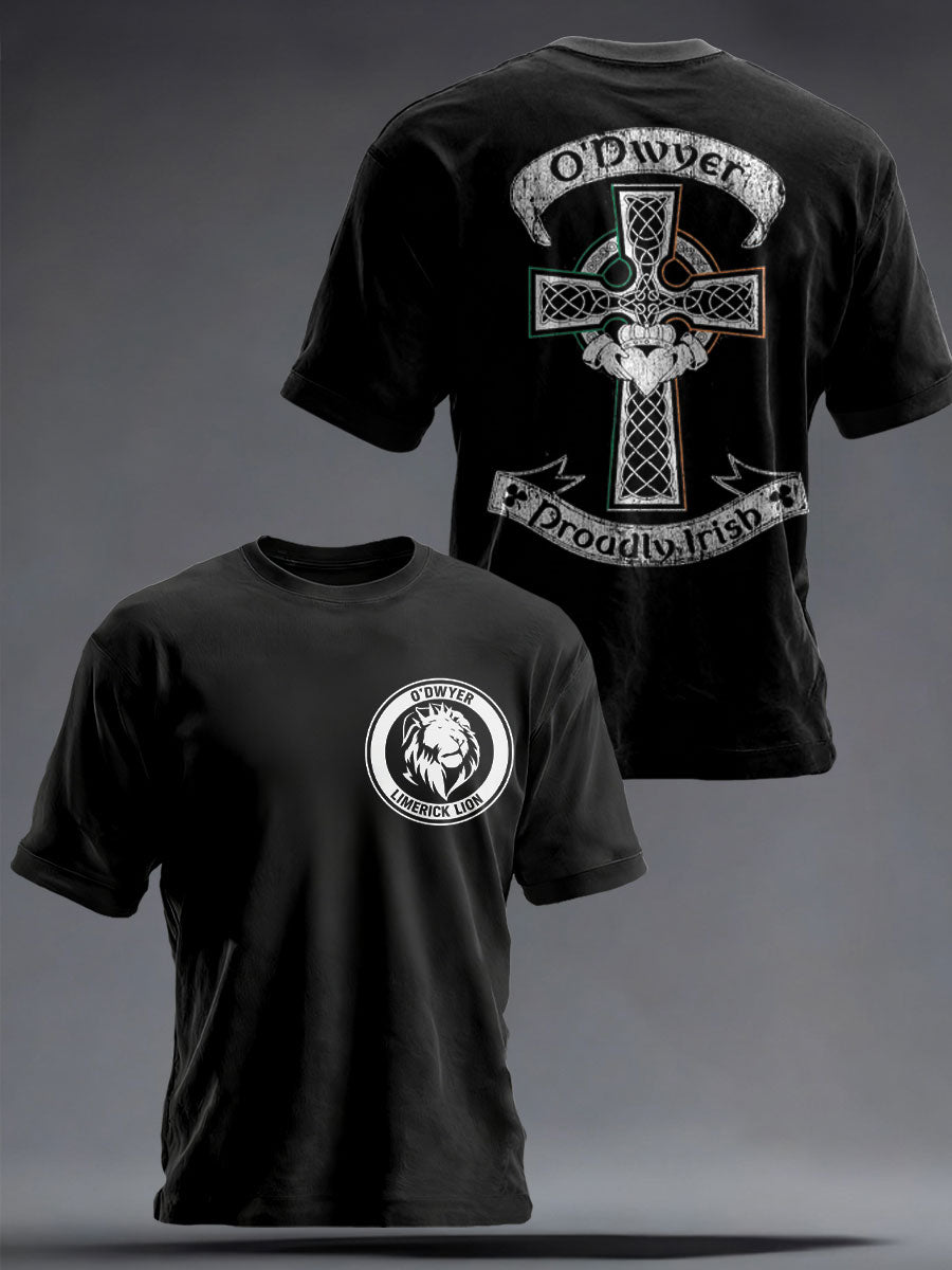 Męska koszulka z nadrukiem Limerick Lion Ireland Strongest Man DBAC