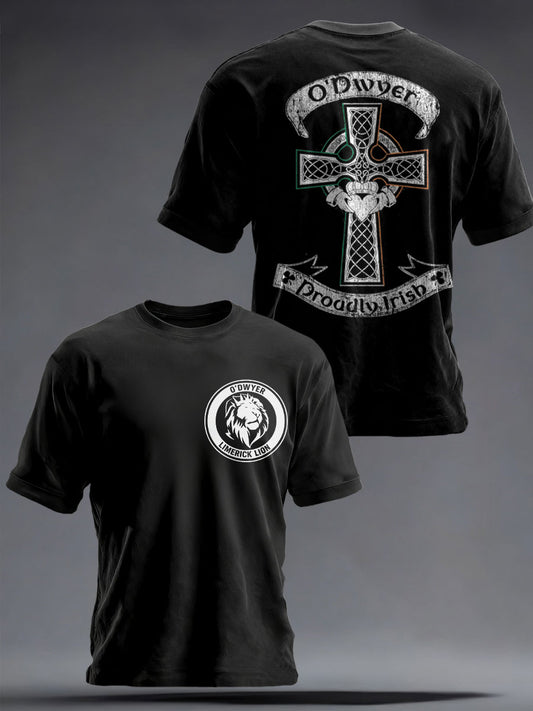 Męska koszulka z nadrukiem Limerick Lion Ireland Strongest Man DBAC