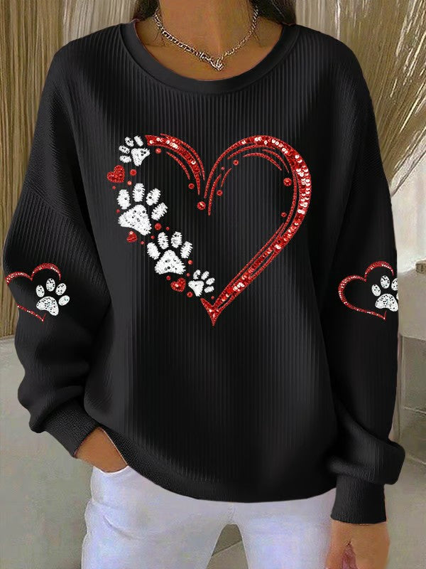 Damska bluza z nadrukiem Love Dog Paw