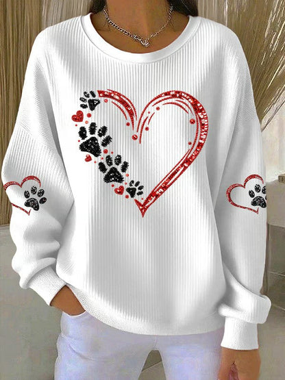 Damska bluza z nadrukiem Love Dog Paw