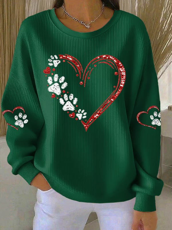Damska bluza z nadrukiem Love Dog Paw