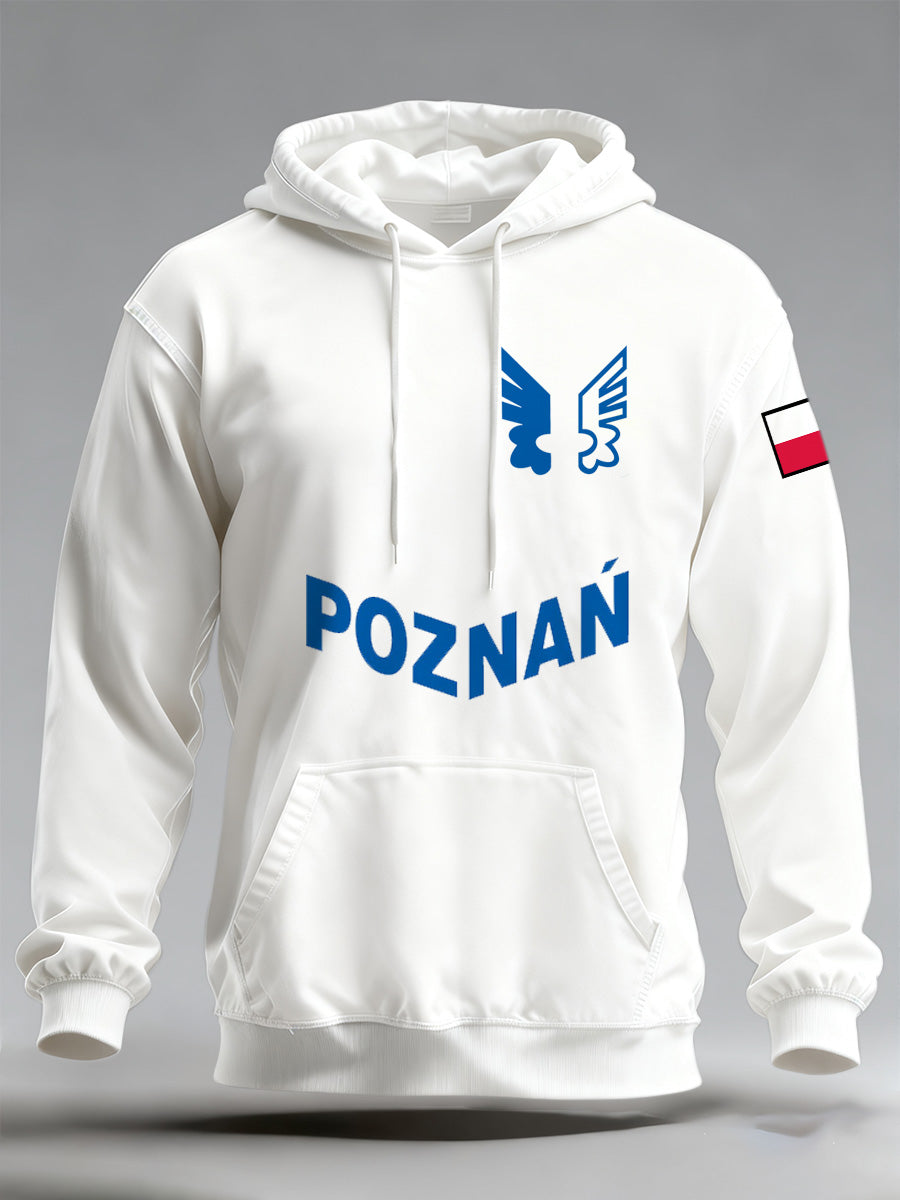 Pamiątkowa kurtka z nadrukiem Polski Lech Poznań, męska