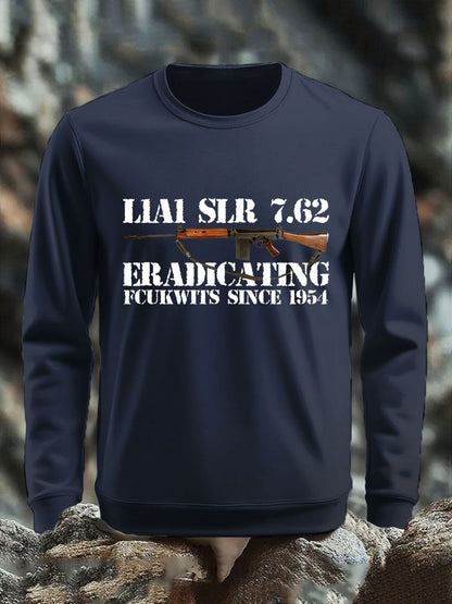 Męski sweter z nadrukiem SLR Gun L1AL 7.62