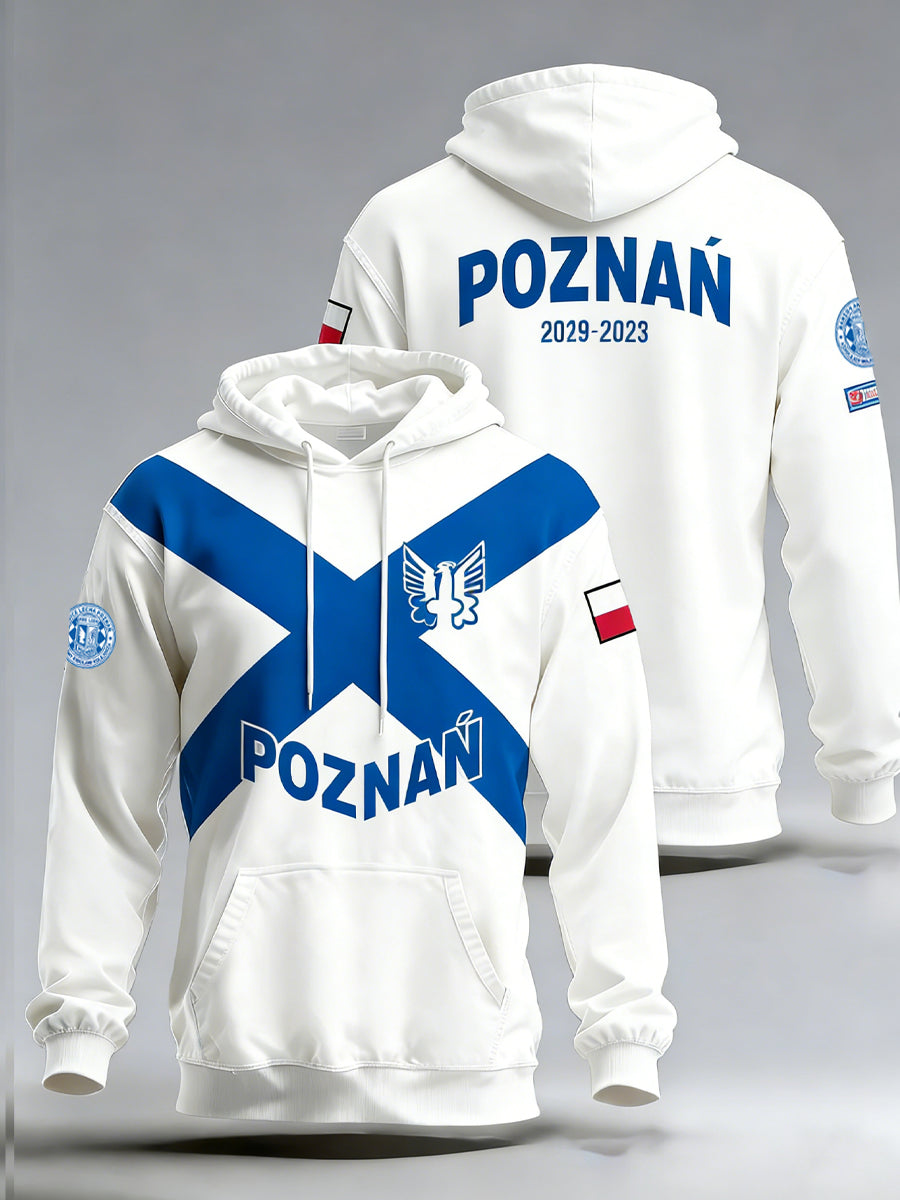 Męski Klub Piłkarski Lech Poznań Pamiątkowa bluza z nadrukiem