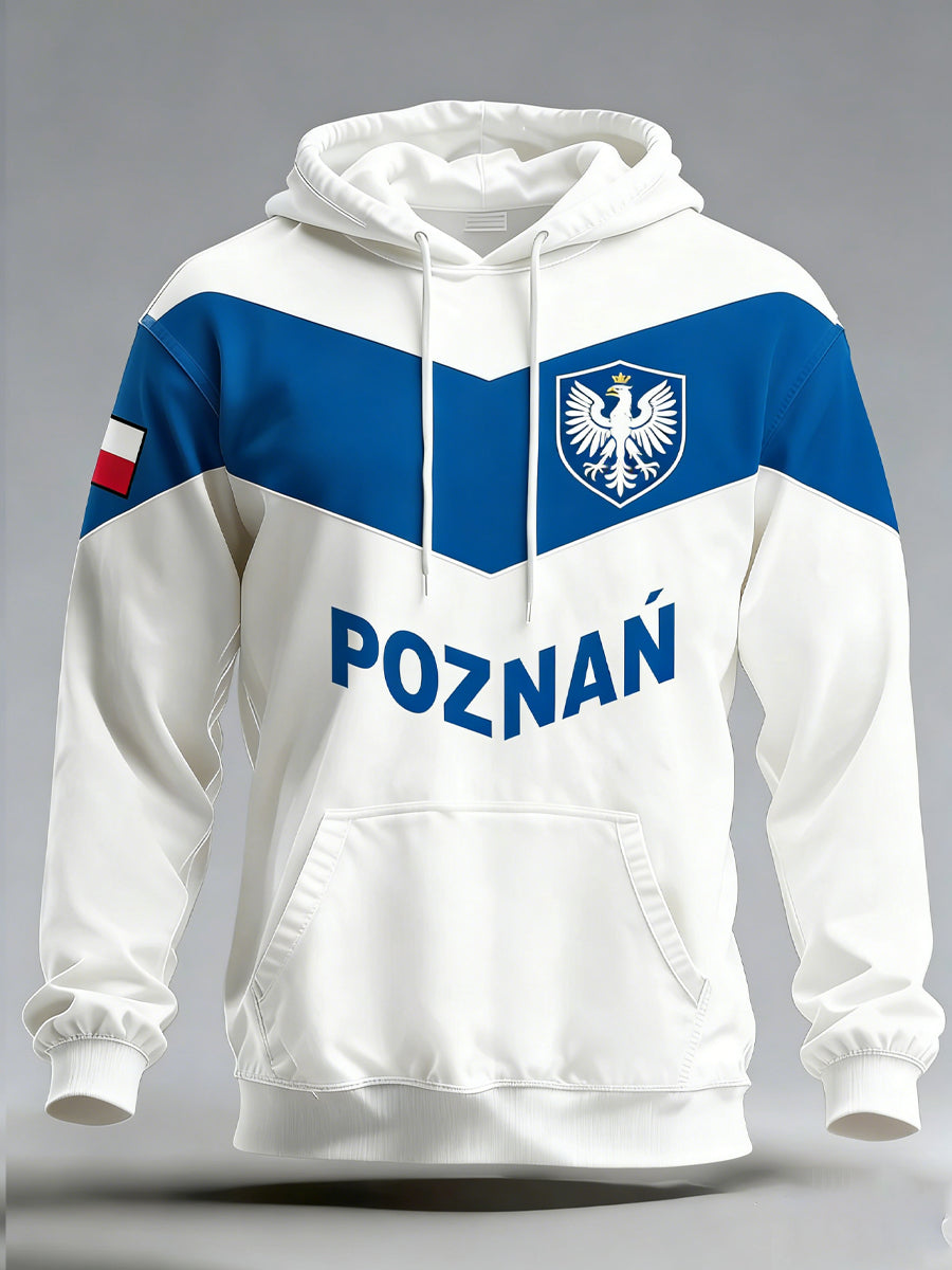 Męski Klub Piłkarski Lech Poznań Pamiątkowa bluza z nadrukiem