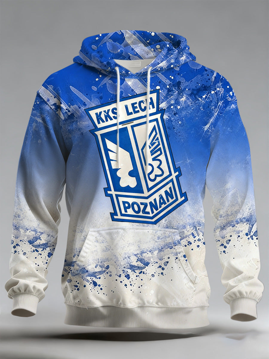 Męska polska bluza z kapturem Lech Poznań