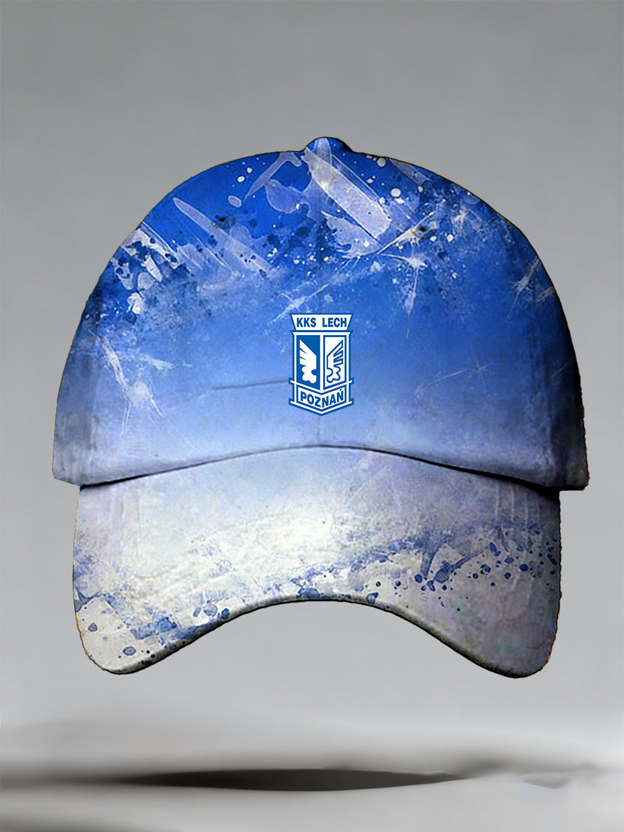 Unisex Polski Lech Poznań Cheering Print Pamiątkowa czapka z daszkiem