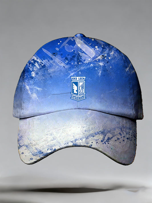 Unisex Polski Lech Poznań Cheering Print Pamiątkowa czapka z daszkiem