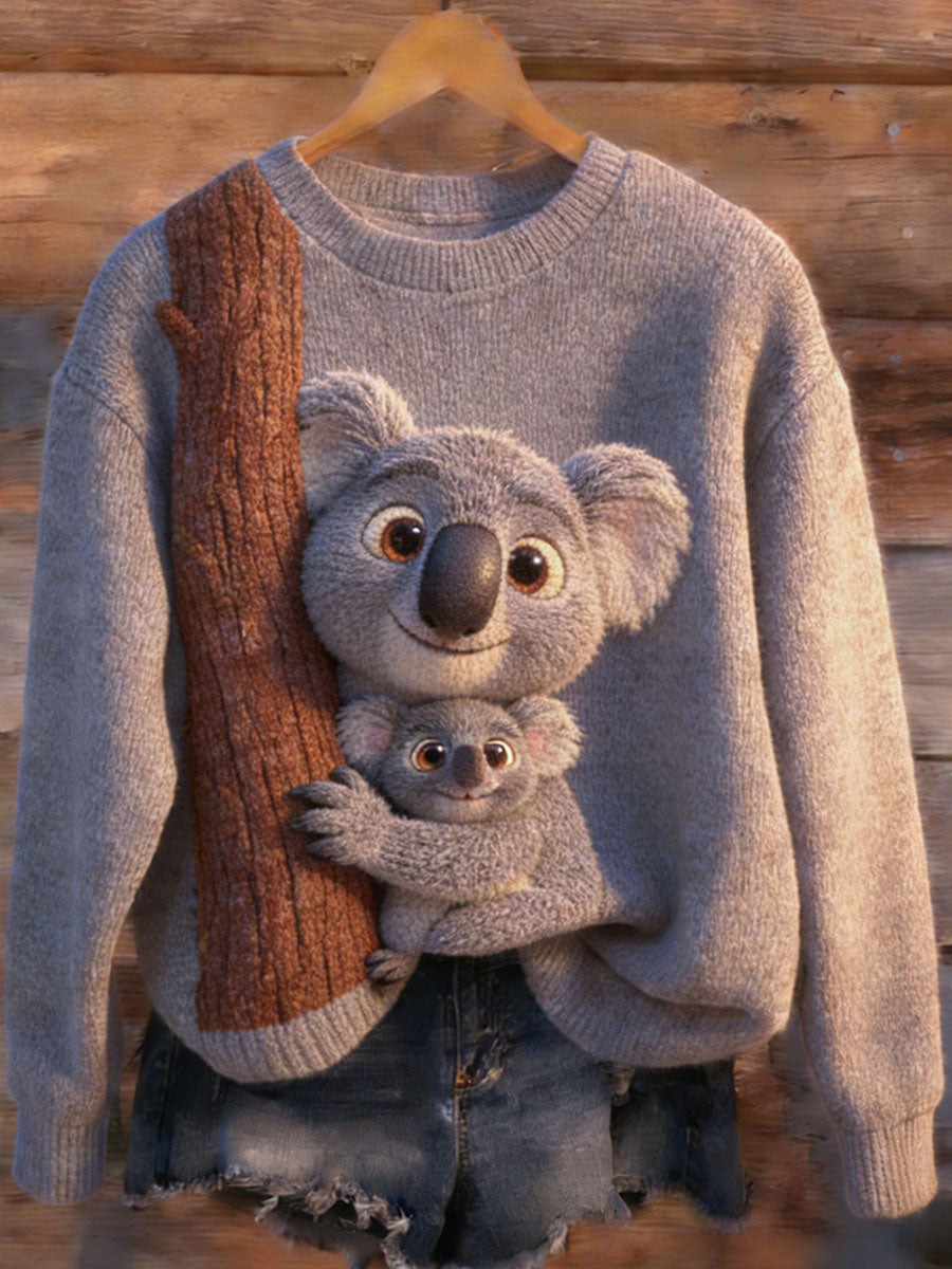 Damska bluza z nadrukiem Koala