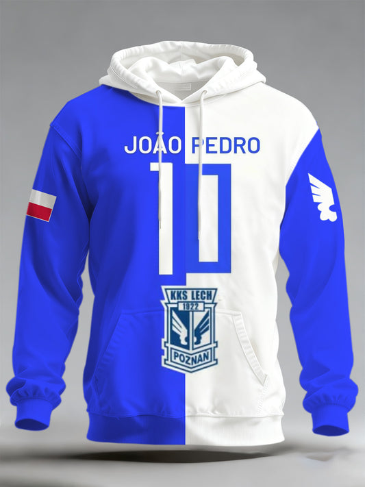 Męska bluza pamiątkowa z długim rękawem Lech Poznań Team Support Print