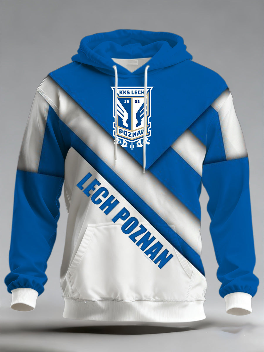 Męska bluza pamiątkowa z długim rękawem Lech Poznań Team Support Print