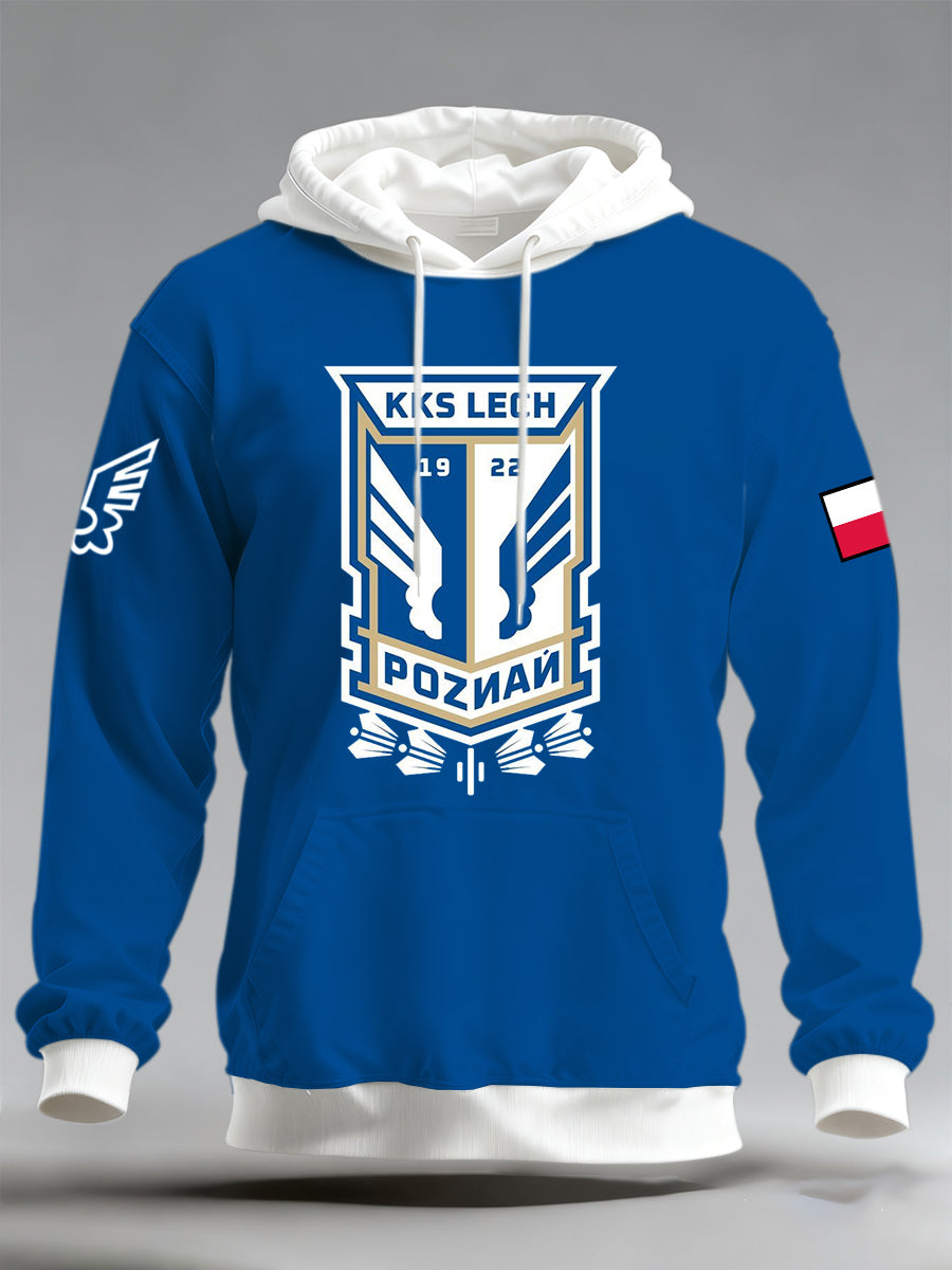 Męska bluza pamiątkowa z długim rękawem Lech Poznań Team Support Print