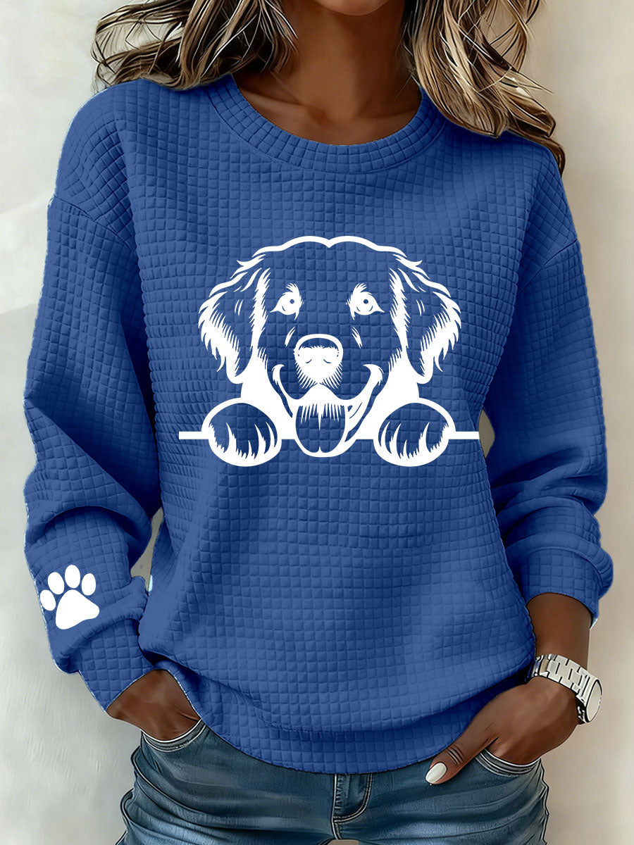 Damska casualowa bluza Golden Retriever Art Print