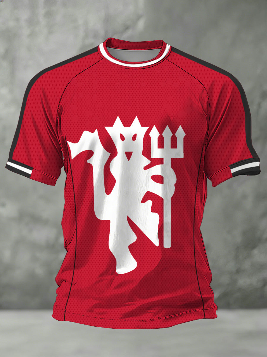 Męska koszulka fanów z nadrukiem kibiców Manchesteru United