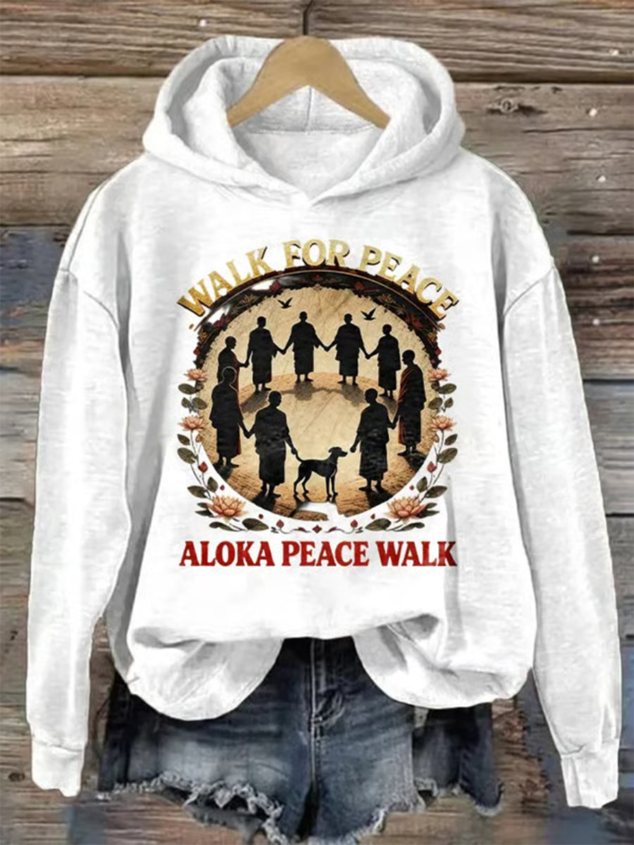 Damska bluza Walk For Peace Print