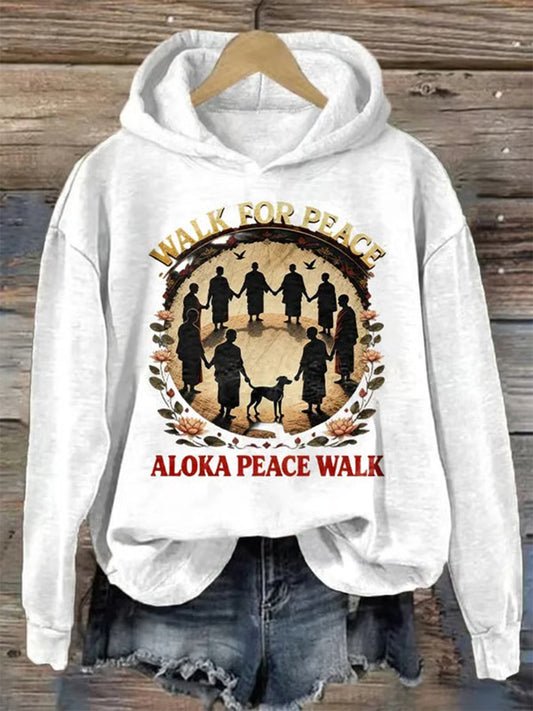 Damska bluza Walk For Peace Print
