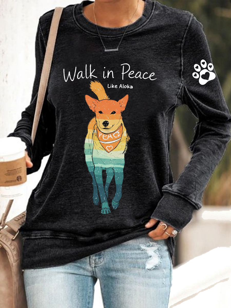 Damska bluza z poliestrem Aloka Walk for Peace
