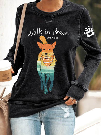 Damska bluza z poliestrem Aloka Walk for Peace