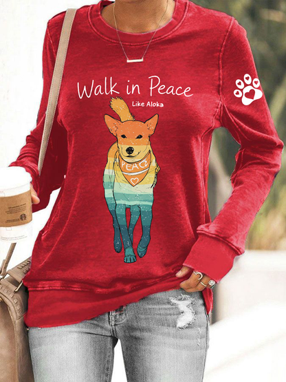 Damska bluza z poliestrem Aloka Walk for Peace