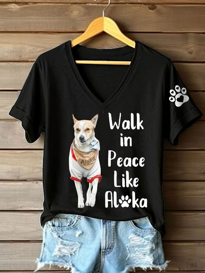 Damski Walk For Peace Like Aloka Koszulka z krótkim rękawem