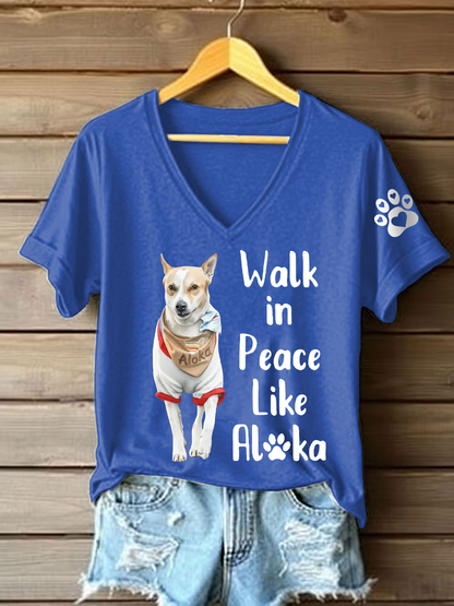 Damski Walk For Peace Like Aloka Koszulka z krótkim rękawem