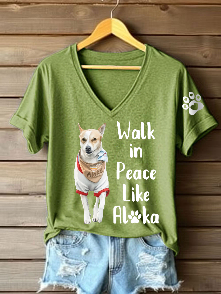 Damski Walk For Peace Like Aloka Koszulka z krótkim rękawem