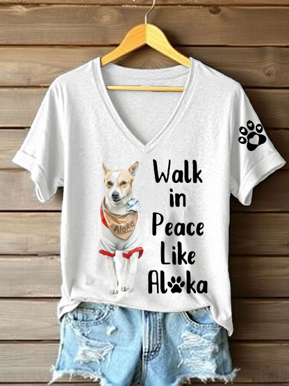 Damski Walk For Peace Like Aloka Koszulka z krótkim rękawem