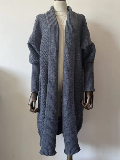 Damski sweter z dzianiny Batwing