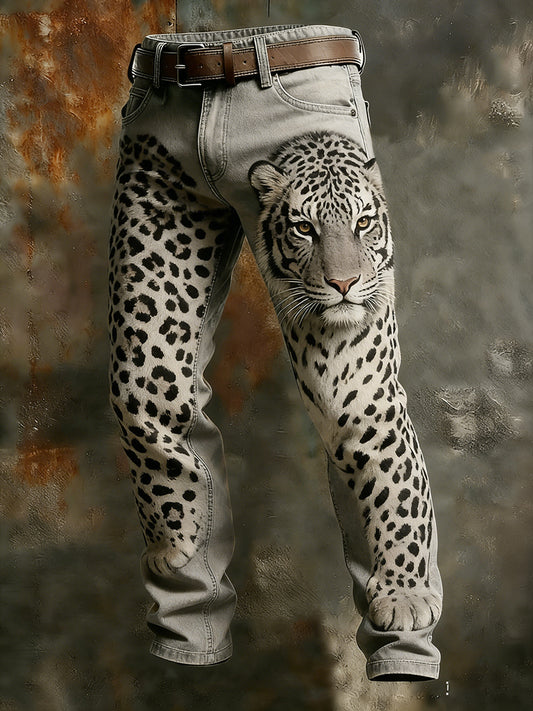 Męskie spodnie robocze retro styl biznesowy na co dzień