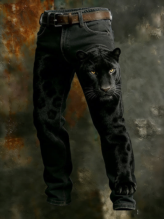 Męskie spodnie robocze retro styl biznesowy na co dzień