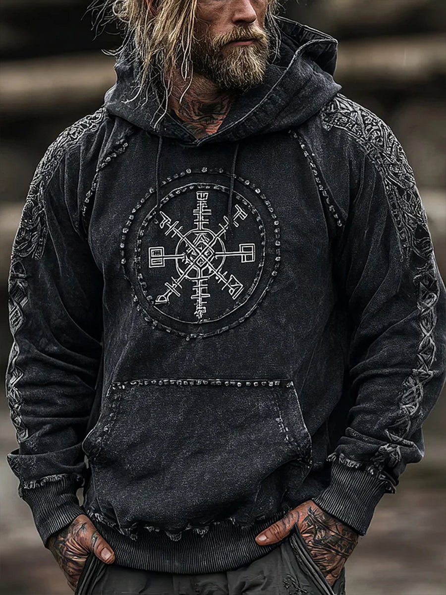 Męska bluza z kapturem Viking