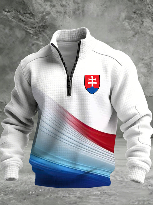 Męska słowacka bluza z nadrukiem artystycznym