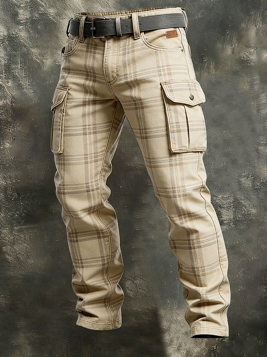 Męskie Retro Wakacje Biznesowe West Art Nadruk Spodnie Odzież Robocza