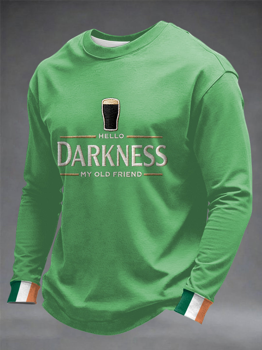Męska bluza Hello Darkness My Old Friend Crew Neck